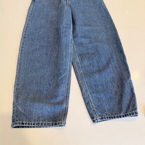 Etica Light Iris Blue Barrel Leg Jeans